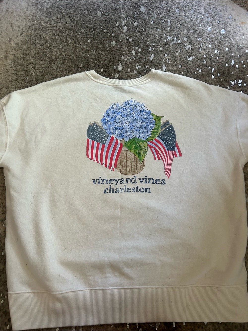 Accent embroidery on fabric